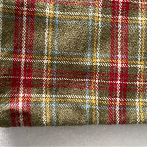 Small green and red plaid tote bag - Picture 6 of 7